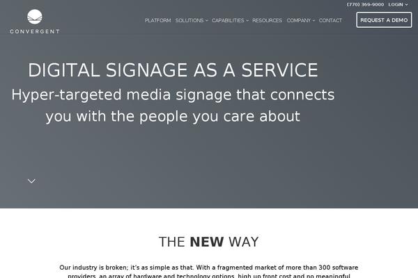 convergent WordPress theme, websites list used convergent theme convergent theme websites examples