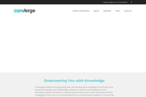 Infinite theme site design template sample