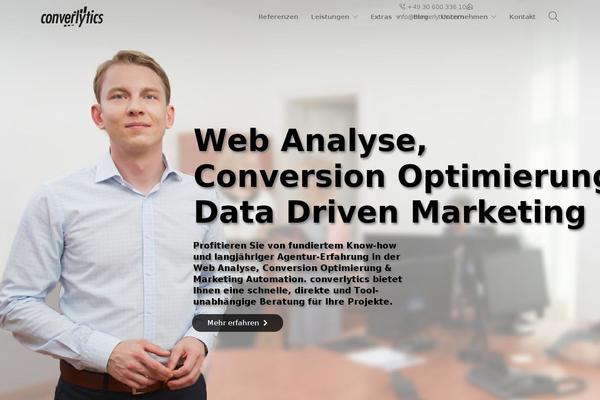 Generatepress_child theme site design template sample