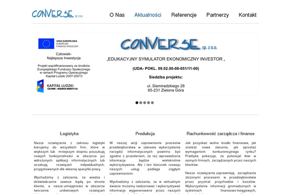 AeroLand theme site design template sample