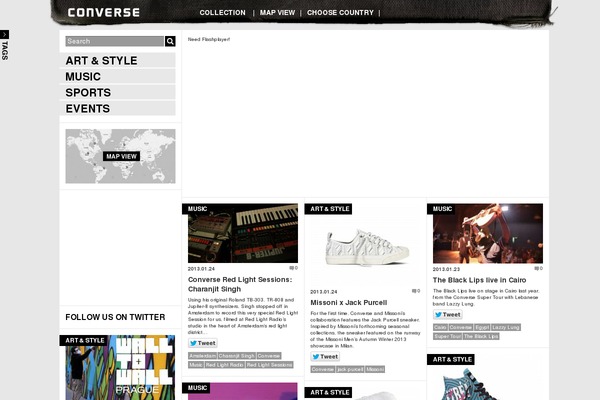 Spark theme site design template sample