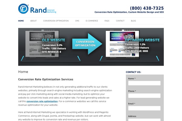 Twenty Twelve theme site design template sample