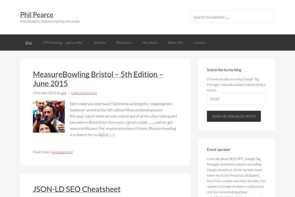 Genesis theme site design template sample