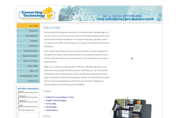 convertingtech.com site used Pac