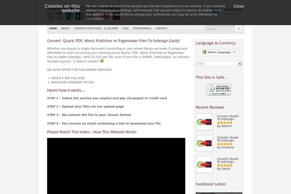 Site using Boxit plugin