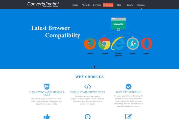 converts2xhtml.com site used Converts2xhtml