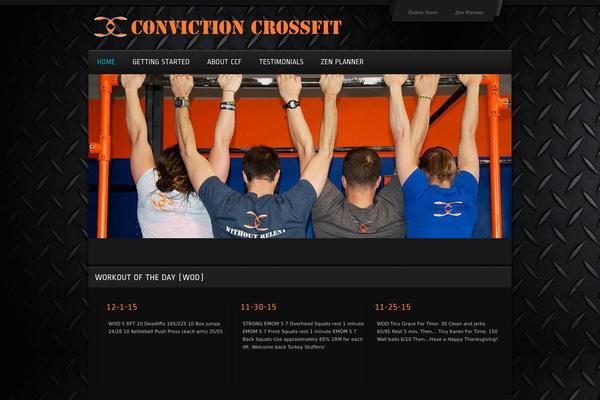 Crossfit theme site design template sample