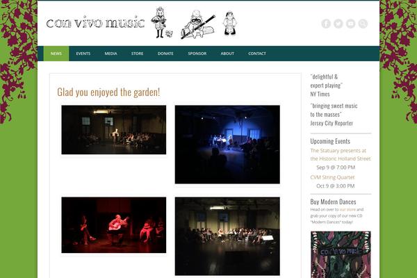 Pinboard Child theme site design template sample