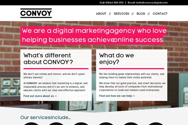 convoy theme websites examples