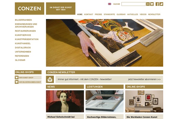 conzen.de site used Oceanwp_child