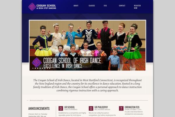 cooganirishdance.com site used Award-theme