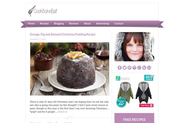 Delicacy theme site design template sample