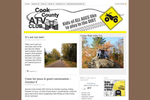 Thesis 1.8.3 theme site design template sample