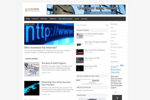 WordPress website example screenshot