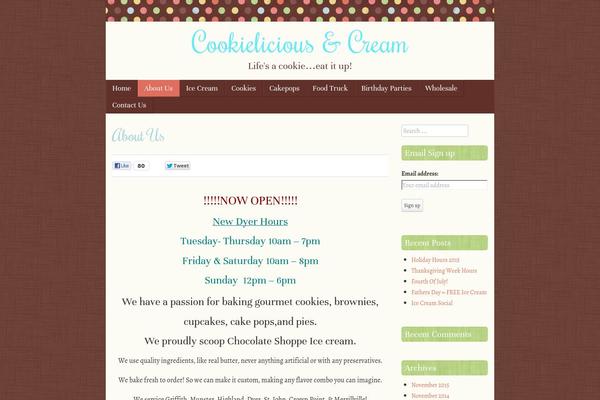 Scrappy theme site design template sample