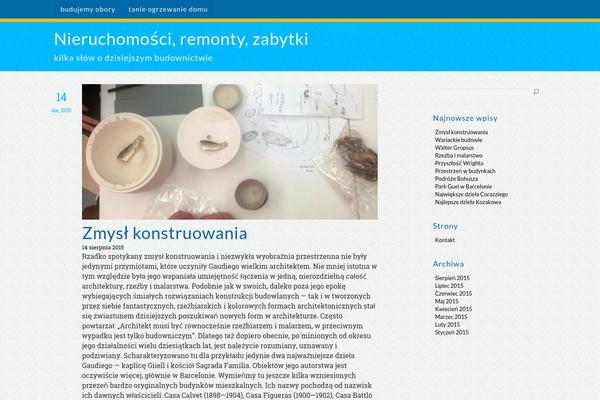 College theme site design template sample
