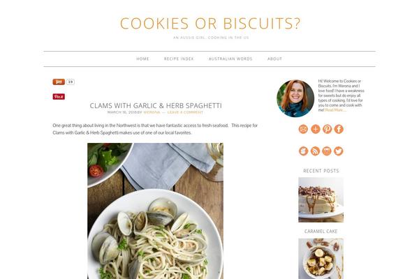 Foodie theme site design template sample