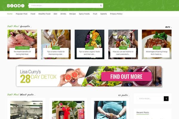 cooking-tour.com site used Boodo-wp
