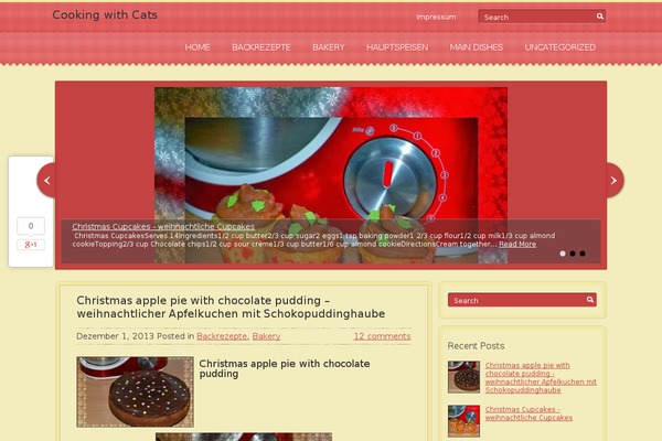 cooking-with-cats.de site used Lightcafe