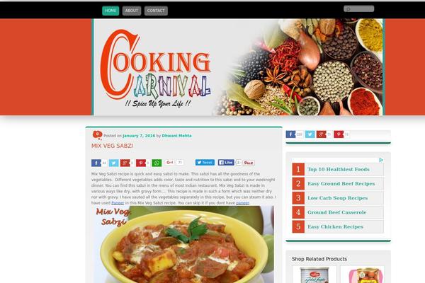cookingcarnival.com site used Seasonedpro-v444