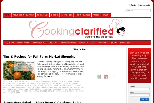 cookingclarified.com site used Atahualpa