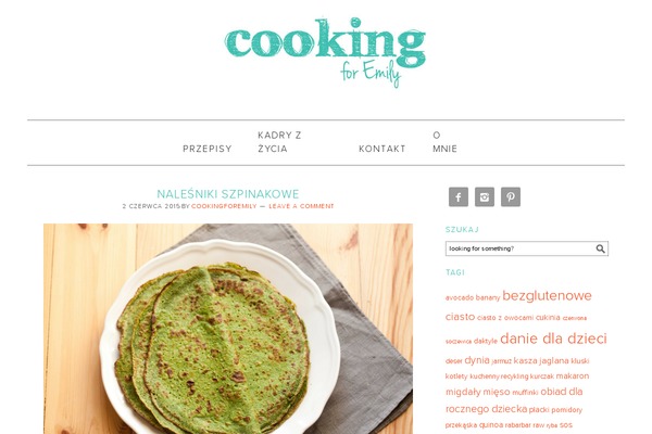 Foodie theme site design template sample