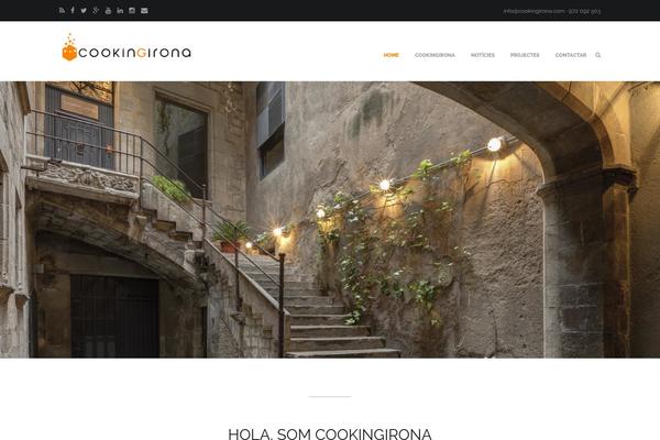 Hookie theme site design template sample