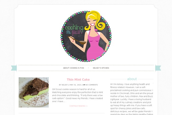 Sugar and Spice theme site design template sample