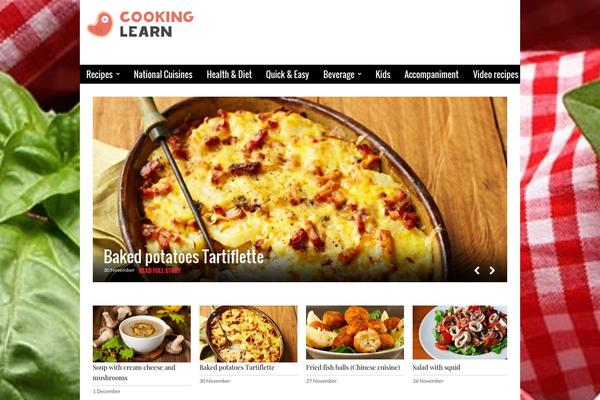 Rigel website example screenshot