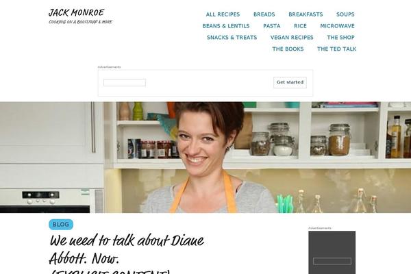 cookingonabootstrap.com site used Mirror