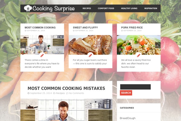 cookingsurprise.com site used Euclid