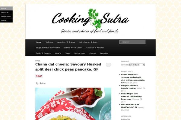 Site using CodeFlavors floating menu plugin