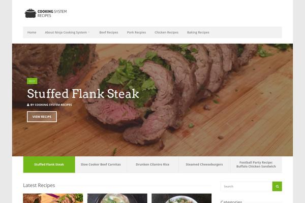 Chow theme site design template sample