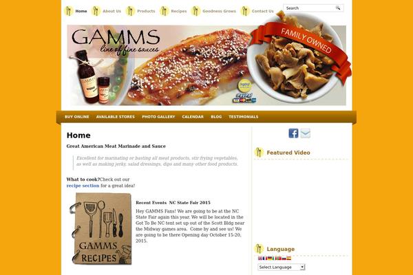 Myrecipe theme site design template sample