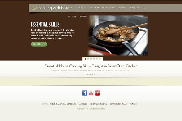 MyCuisine theme site design template sample