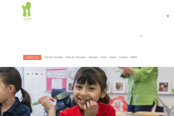 Salient Child theme site design template sample