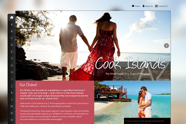 cookislandsatoz.com site used Cookislands