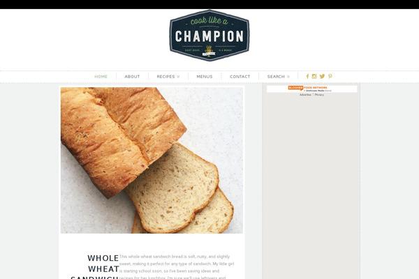 Champion theme site design template sample