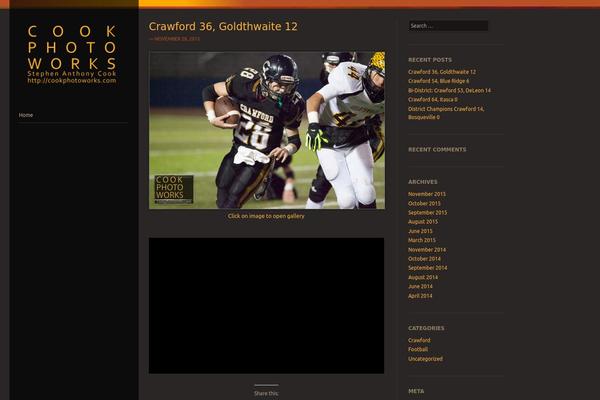 Sunspot theme site design template sample