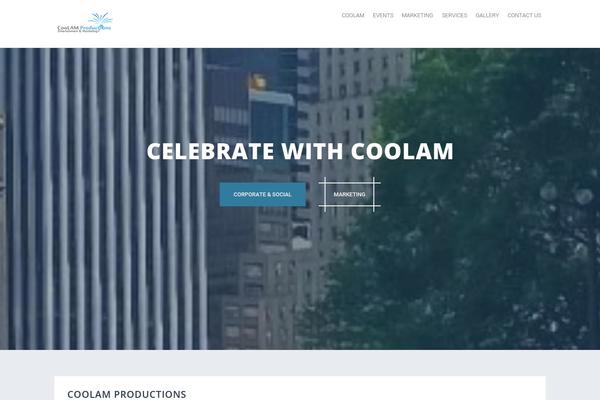 Perth theme site design template sample