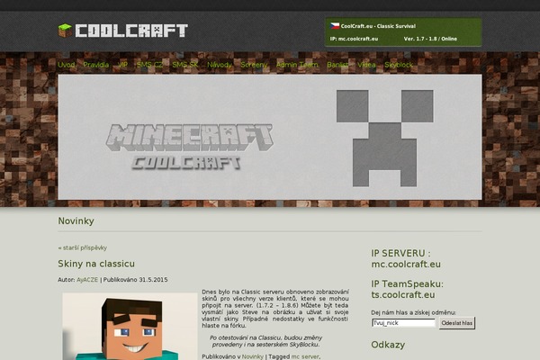 Mc theme site design template sample