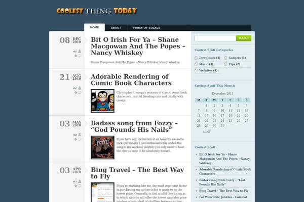 Typebased theme site design template sample