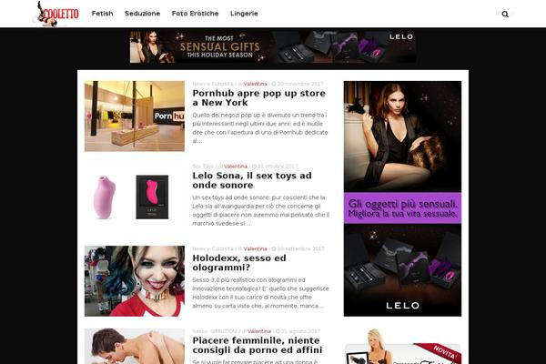 Admag theme site design template sample