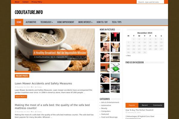 Magnews1.2 theme site design template sample