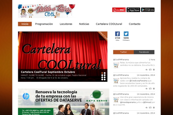 coolfmpanama.com site used Gonzo_1.9.3