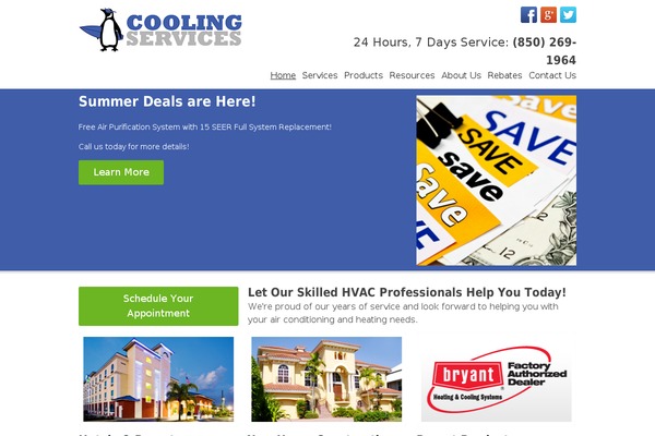 coolingservicesllc.net site used Mastersite-layout1