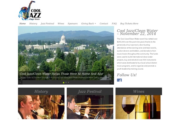 NonProfit theme site design template sample