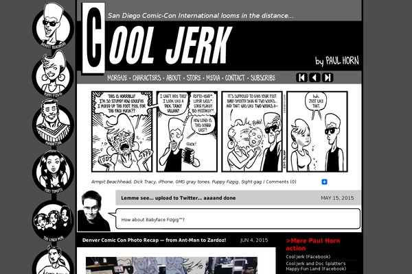 ComicPress theme site design template sample
