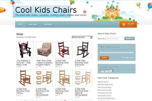 Shelflife theme site design template sample