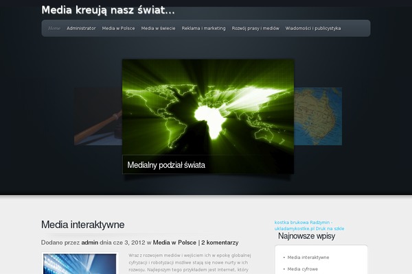 Envisioned theme site design template sample